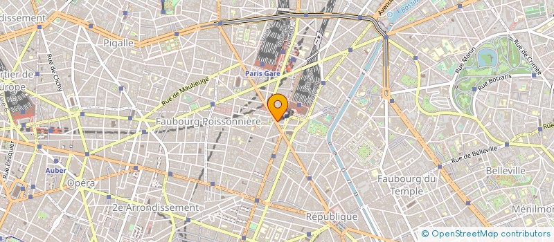 localisation de l'entreprise OMEGA à PARIS