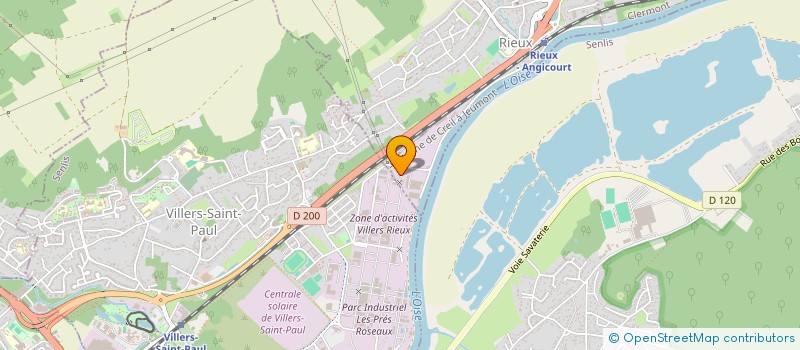 localisation de l'entreprise OMEGA  RIEUX