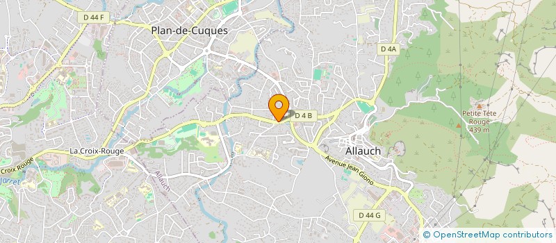 localisation de l'entreprise OMEGA à ALLAUCH