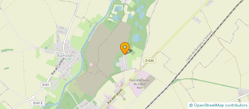 localisation de l'entreprise OMEGA  THUN-L'EVEQUE