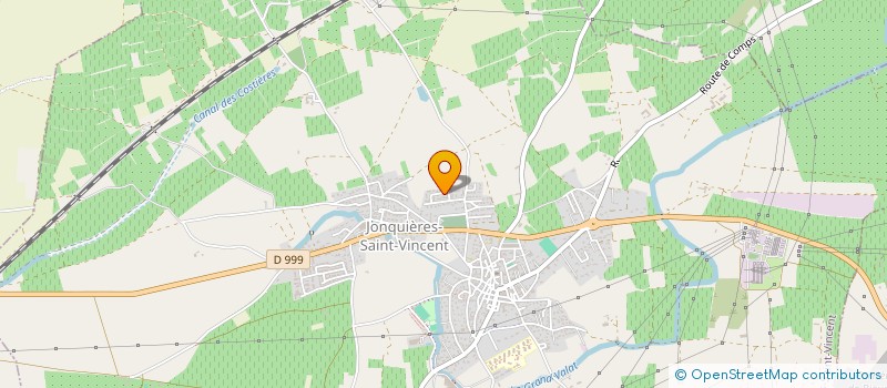 localisation de l'entreprise OMEGA  JONQUIERES-SAINT-VINCENT