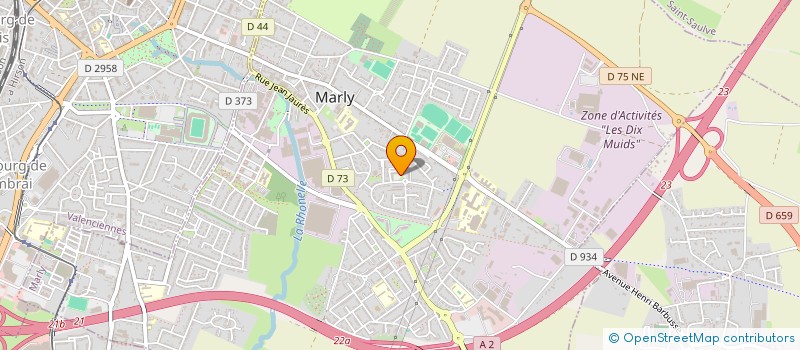 localisation de l'entreprise OMEGA  LIEU-SAINT-AMAND