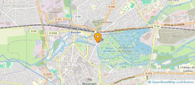 localisation de l'entreprise OMEGA  BOURGES