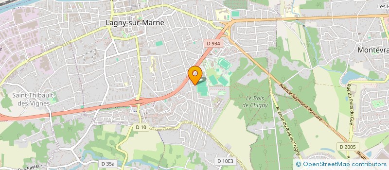 localisation de l'entreprise OMEGA à LAGNY-SUR-MARNE