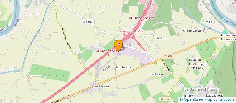 localisation de l'entreprise OMEGA  EYMEUX