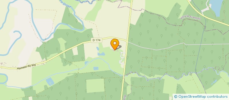 localisation de l'entreprise OMEGA  RIVES DERVOISES