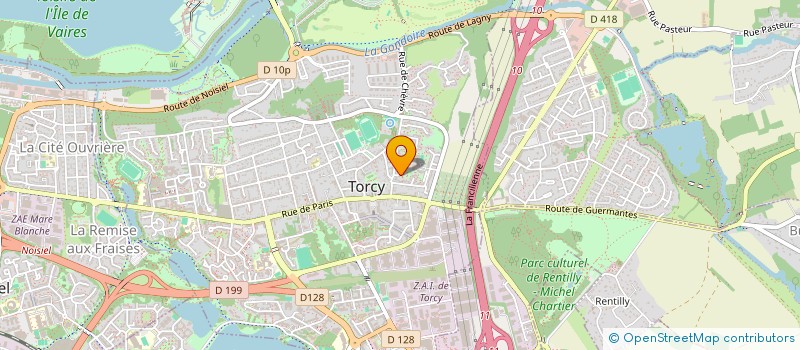 localisation de l'entreprise OMEGA  TORCY