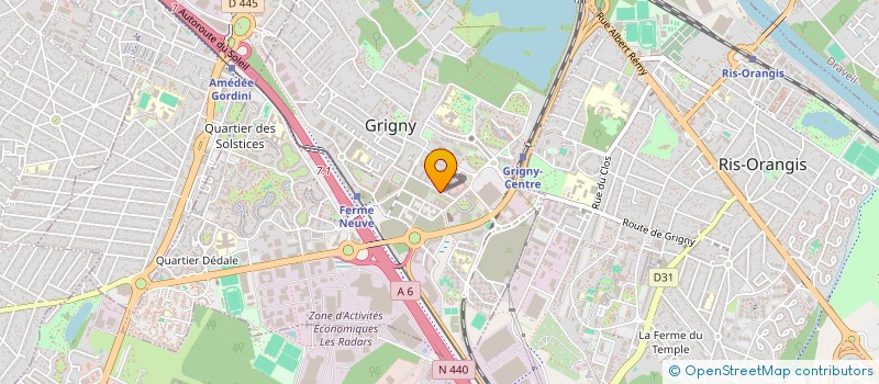 localisation de l'entreprise OMEGA AGENCY à GRIGNY