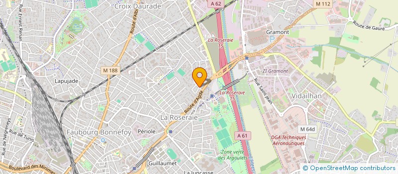 localisation de l'entreprise OMEGA ARPEGES à TOULOUSE