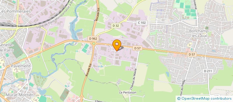 localisation de l'entreprise OMEGA AUTOMATION à BONCHAMP-LES-LAVAL