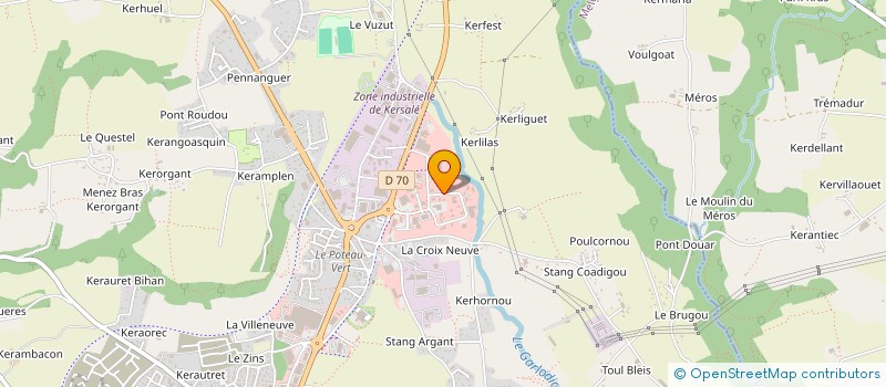 localisation de l'entreprise OMEGA AVENIR  CONCARNEAU