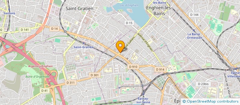 localisation de l'entreprise OMEGA BATIMENT à EPINAY-SUR-SEINE