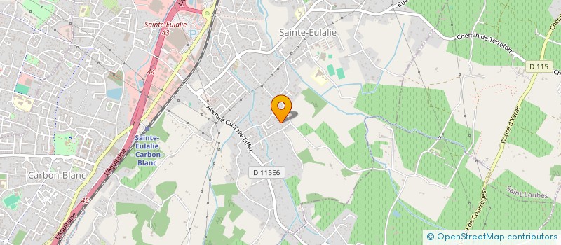 localisation de l'entreprise OMEGA CONCEPT à SAINTE-EULALIE