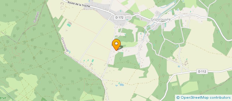 localisation de l'entreprise OMEGA CONSULTING SERVICES  GROSROUVRE