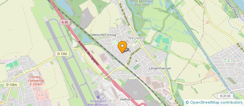 localisation de l'entreprise OMEGA D  SAINT-LOUIS