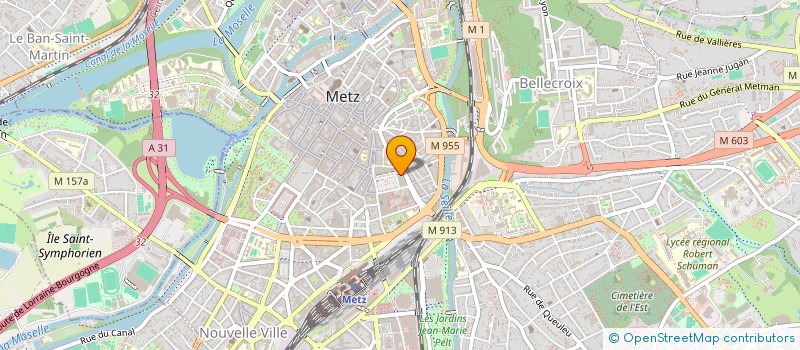 localisation de l'entreprise OMEGA DATI à METZ