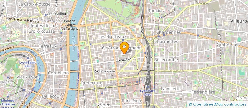 localisation de l'entreprise OMEGA DEV  LYON