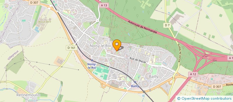 localisation de l'entreprise OMEGA DIAG  NOISY-LE-ROI