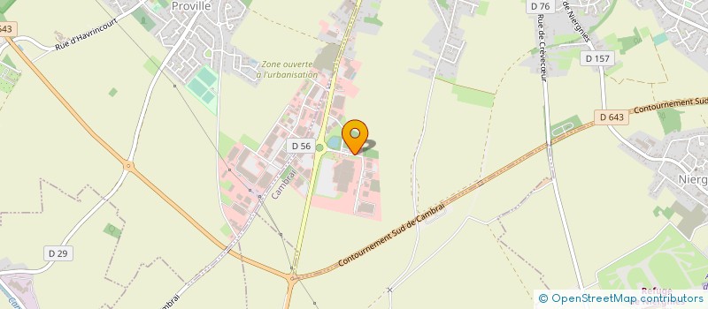 localisation de l'entreprise OMEGA DIAM'S à CAMBRAI