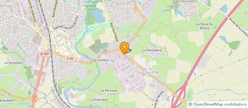 localisation de l'entreprise OMEGA DIFFUSION  ROCHE SUR YON (LA)