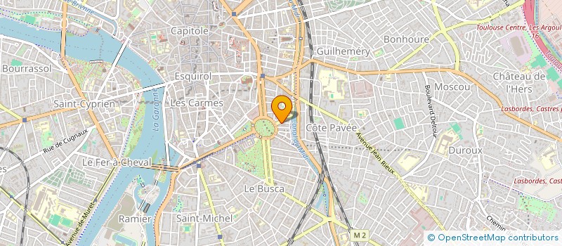 localisation de l'entreprise OMEGA DISTRIBUTION à TOULOUSE