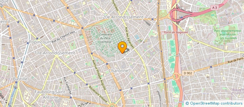 localisation de l'entreprise OMEGA DRIVERS  PARIS