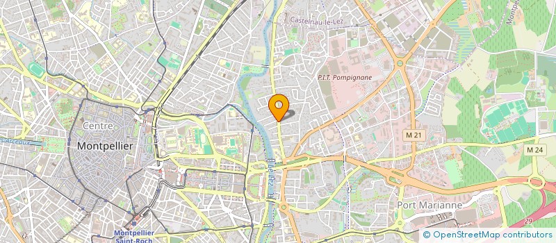 localisation de l'entreprise OMEGA ELEC à MONTPELLIER