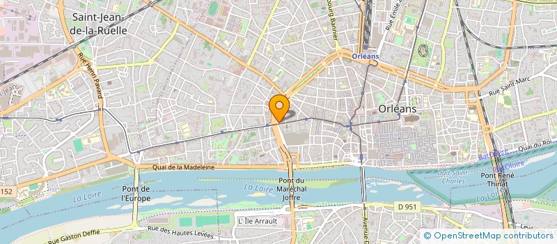 localisation de l'entreprise OMEGA EXPERTISE  ORLEANS