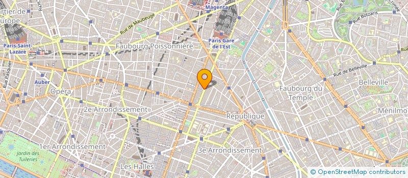 localisation de l'entreprise OMEGA FASHION  PARIS