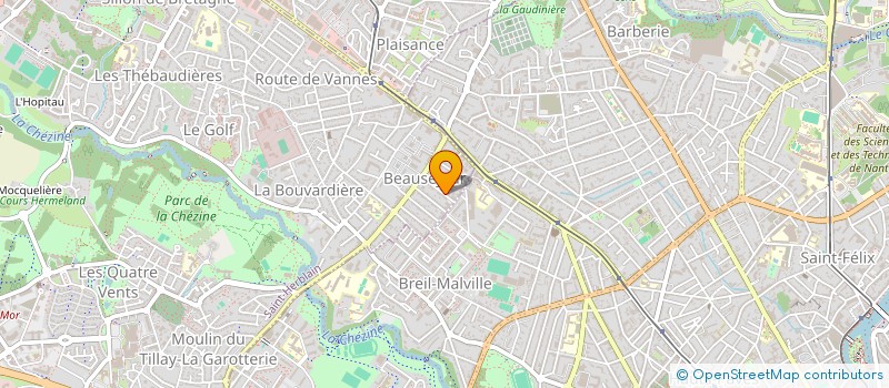localisation de l'entreprise OMEGA FINANCES à SAINT-HERBLAIN