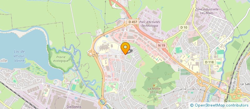 localisation de l'entreprise OMEGA FINANCES  VESOUL