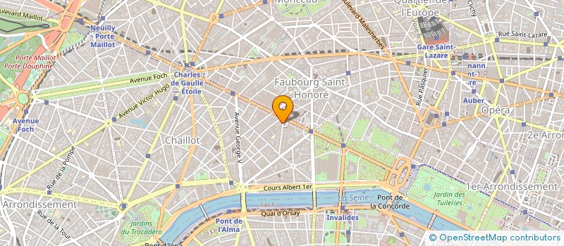 localisation de l'entreprise OMEGA FINANCIAL SOLUTIONS  PARIS