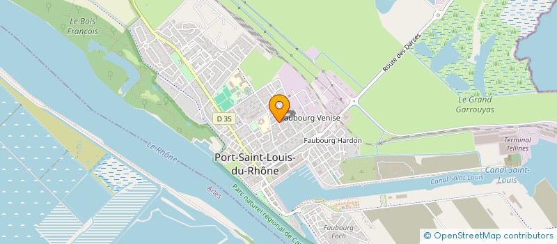 localisation de l'entreprise OMEGA GESTION  PORT-SAINT-LOUIS-DU-RHONE