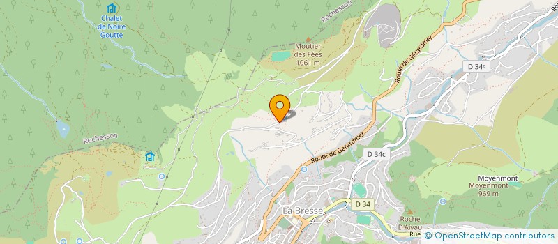 localisation de l'entreprise OMEGA H  LA BRESSE