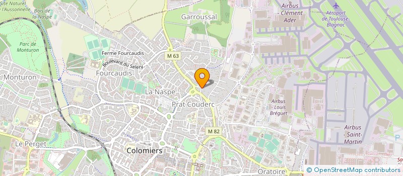 localisation de l'entreprise OMEGA IMMOBILIER à COLOMIERS