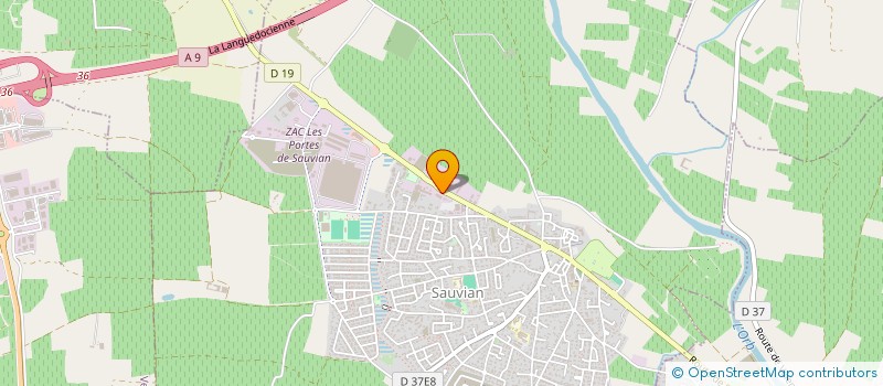 localisation de l'entreprise OMEGA IMMOBILIER  SAUVIAN