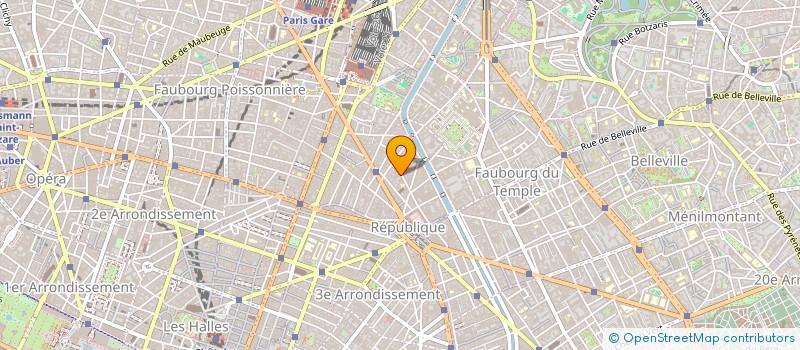 localisation de l'entreprise OMEGA INTERIM  PARIS