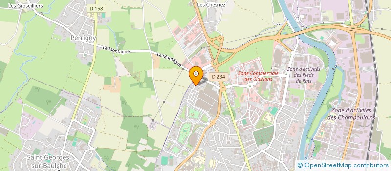 localisation de l'entreprise OMEGA JJB à AUXERRE