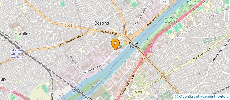 localisation de l'entreprise OMEGA LOGISTIQUE ET SERVICES à BEZONS