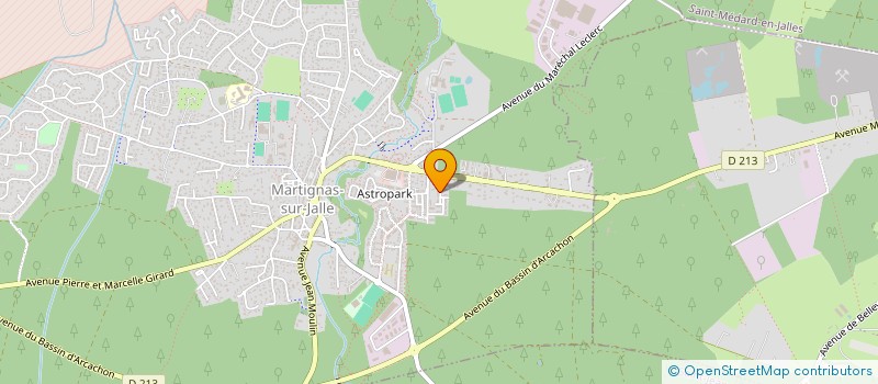localisation de l'entreprise OMEGA MAITRISE D'OEUVRES à MARTIGNAS-SUR-JALLE