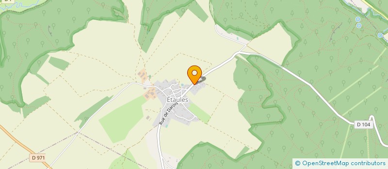 localisation de l'entreprise OMEGA-MAT  ETAULES