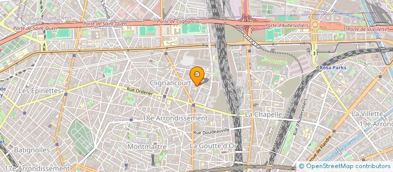 localisation de l'entreprise OMEGA MATIC à PARIS