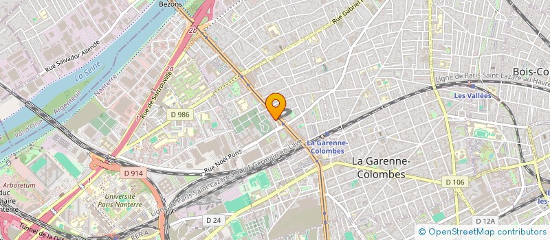 localisation de l'entreprise OMEGA NETWORK TRADE & SERVICES  COLOMBES