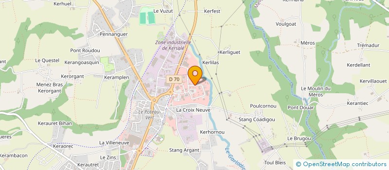 localisation de l'entreprise OMEGA PARTICIPATIONS à CONCARNEAU