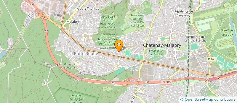 localisation de l'entreprise OMEGA SECURITY  CHATENAY-MALABRY