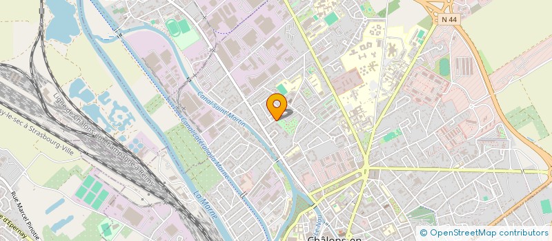 localisation de l'entreprise OMEGA SECURITY  CHALONS-EN-CHAMPAGNE