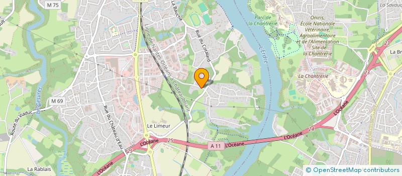 localisation de l'entreprise OMEGA TRADE CONSEIL  LA CHAPELLE-SUR-ERDRE