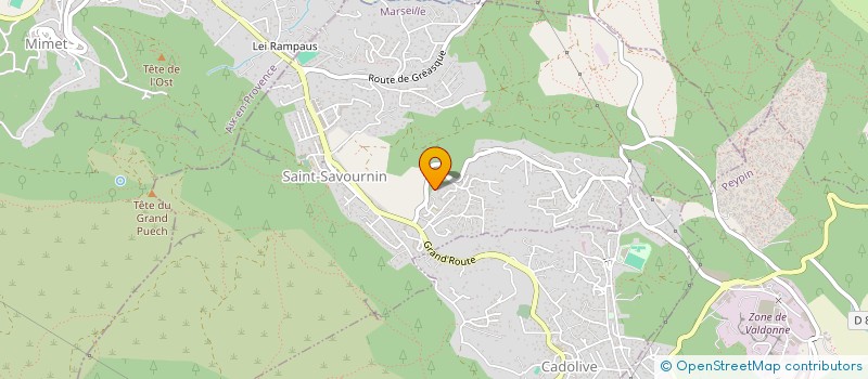 localisation de l'entreprise OMEGA TRAVAUX  SAINT-SAVOURNIN