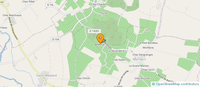 localisation de l'entreprise OMEGA VITI AGRI 17 à JONZAC