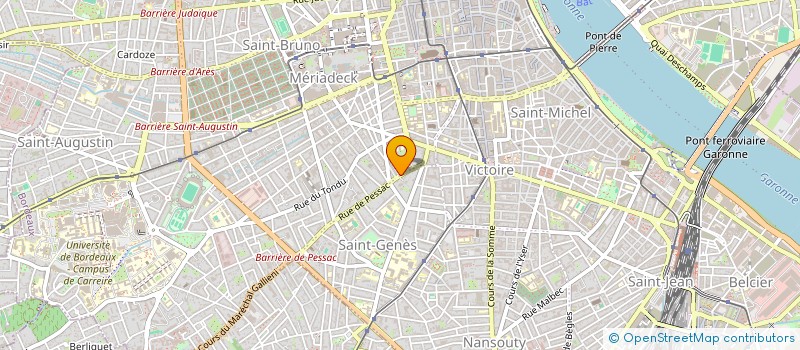 localisation de l'entreprise OMEGA33  BORDEAUX